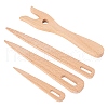 Wooden Knitting Fork and Big Eye Needle Sets TOOL-NB0001-27-1