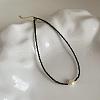 Mother's Day Jewellery Vintage Single Natural Freshwater Pearl & Glass Beaded necklaces QO5494-1-1