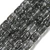 Transparent Crackle Glass Beads Strands X-GLAA-NH0001-04D-1