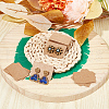SOFPLATE 300Pcs Paper Jewelry Earring Display Cards with Hanging Hole CDIS-SP0001-05B-4