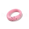 Spray Painted Alloy Spring Gate Rings AJEW-C035-01J-2