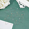 Unicraftale 48Pcs 12 Styles 304 Stainless Steel Wire Pendants STAS-UN0023-06-4