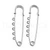 304 Stainless Steel Safety Pins Brooch Findings STAS-K252-05C-P-1