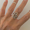 Hollow Butterfly Brass Cuff Rings FS-WG3F170-01-4