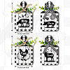 Wooden Pendant Decoration HJEW-WH0074-019-2