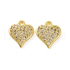 Brass Micro Pave Cubic Zirconia Charms KK-E068-VF180-2