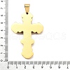 Cross 304 Stainless Steel Big Pendants STAS-R171-07G-3