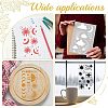 Fingerinspire 4Pcs 4 Style Custom 304 Stainless Steel Cutting Dies Stencils DIY-FG0002-04-7