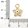 Brass Micro Pave Cubic Zirconia Pendants KK-I276-05G-01A-3