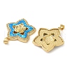 Rack Plating Brass Micro Pave Cubic Zirconia Pendants KK-P268-11C-G-3