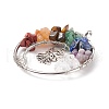 Natural Mixed Stone Chip Big Pendants PALLOY-JF01668-02-3
