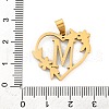 Ion Plating(IP) 201 Stainless Steel Pendants STAS-N103-183G-M-3