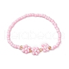 Glass Seed Stretch Bracelets BJEW-JB110103-04-1