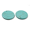 Synthetic Turquoise Pendants G-B071-01E-2