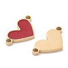 Ion Plating(IP) 304 Stainless Steel Enamel Connector Charms X-STAS-P339-10G-01-2