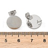 304 Stainless Steel Stud Earring Findings STAS-P308-11P-A-2