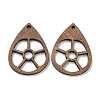 Walnut Wooden Pendants FIND-B042-21E-1