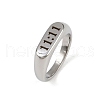 304 Stainless Steel Plain Band Finger Rings RJEW-P152-01P-4