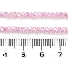 Baking Electroplate Glass Beads Strands X-DGLA-A039-J2MM-B16-4