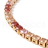 Classic Cubic Zirconia Tennis Necklace NJEW-G017-02B-G-3