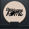 Laser Cut Basswood Welcome Sign WOOD-WH0123-097-4