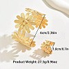 Flower Alloy Cuff Bangles & Cuff Rings Sets FS-WG03347-01-5