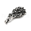 304 Stainless Steel Manual Polishing Pendants STAS-G274-09AS-3