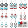 SUNNYCLUE 94Pcs Teardrop & Geometry Beads DIY-SC0016-43-1