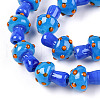 Handmade Lampwork Beads Strands X-LAMP-N024-09B-4