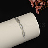 Brass Oval Link Bracelets GZ7697-2