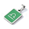 304 Stainless Steel Pendants STAS-C097-56P-09-2