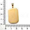 Tarot 304 Stainless Steel Enamel Pendants STAS-M119-09F-G-2