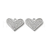 Brass Micro Pave Cubic Zirconia Pendants KK-H460-46P-1