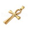 Ion Plating(IP) 304 Stainless Steel Pendants STAS-L216-41G-01-2