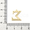 Rack Plating Brass Micro Pave Cubic Zirconia Pendant KK-H449-76G-21-3