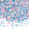 SUNNYCLUE Snowflake Theme Handmade Polymer Clay Cabochons CLAY-SC0001-96-1