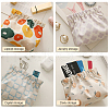 Gorgecraft 4pcs Mini Cloth Printed Multipurpose Shrapnel Makeup Bags Change Purse ABAG-GF0001-26-5