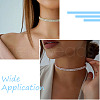 Craftdady 4 Yards 2 Colors Brass Rhinestone Strass Chains CHC-CD0001-04-12