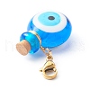 Handmade Lampwork Perfume Bottle Pendants HJEW-JM00518-6