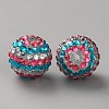Resin Rhinestone Beads RB-WH0003-08G-2