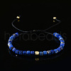 Bohemian Style Handmade Natural Lapis Lazuli Beads Braided Bead Bracelets for Men Women AN6035-3