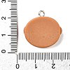 Opaque Resin Pendants FIND-I044-15-3