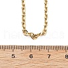 3MM 304 Stainless Steel Cable Chain Necklaces NJEW-T016-09G-5