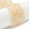 Natural Citrine Beads Strands G-L622-C05-3mm-A-2