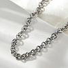 Non-Tarnish 304 Stainless Steel Rolo Chains Necklaces X-NJEW-F297-02P-3
