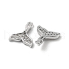 Brass Micro Pave Clear Cubic Zirconia Charms KK-H460-34P-2