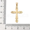 Brass Micro Micro Pave Clear Cubic Zirconia Pendants KK-A212-01N-G-3