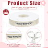Birthday Theme Polyester Grosgrain Printed Ribbon OCOR-WH0058-91A-2