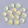 Transparent Epoxy Resin Cabochons CRES-T020-01D-1