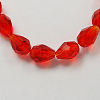Glass Beads Strands X-GLAA-R024-11x8mm-14-1